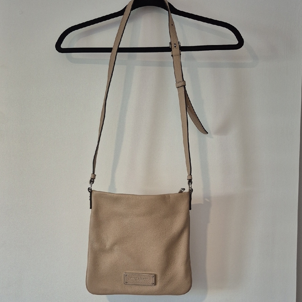 Marc Jacobs Taupe Leather Crossbody